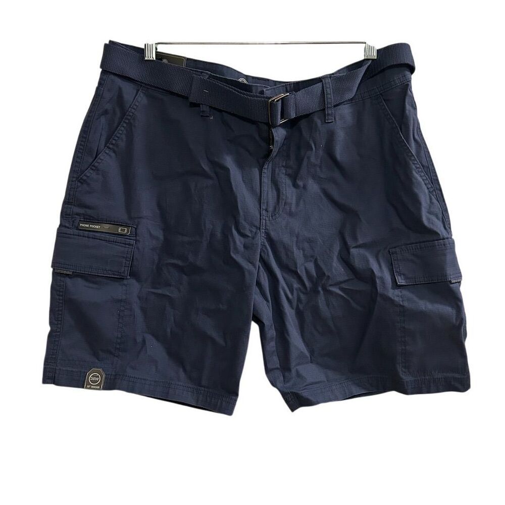 Weatherproof Men's Cargo Shorts Size‎ 38 College Blue Casual Summer